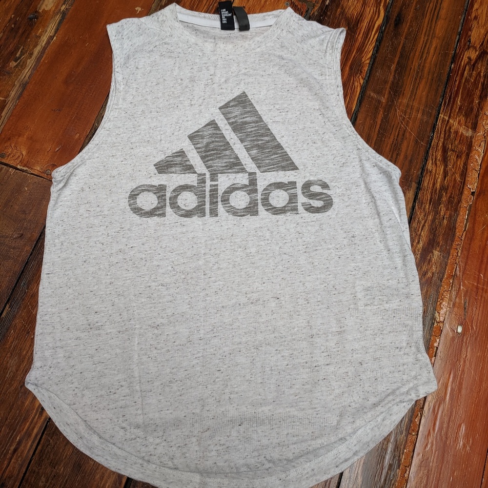 Adidas workout muscle tank